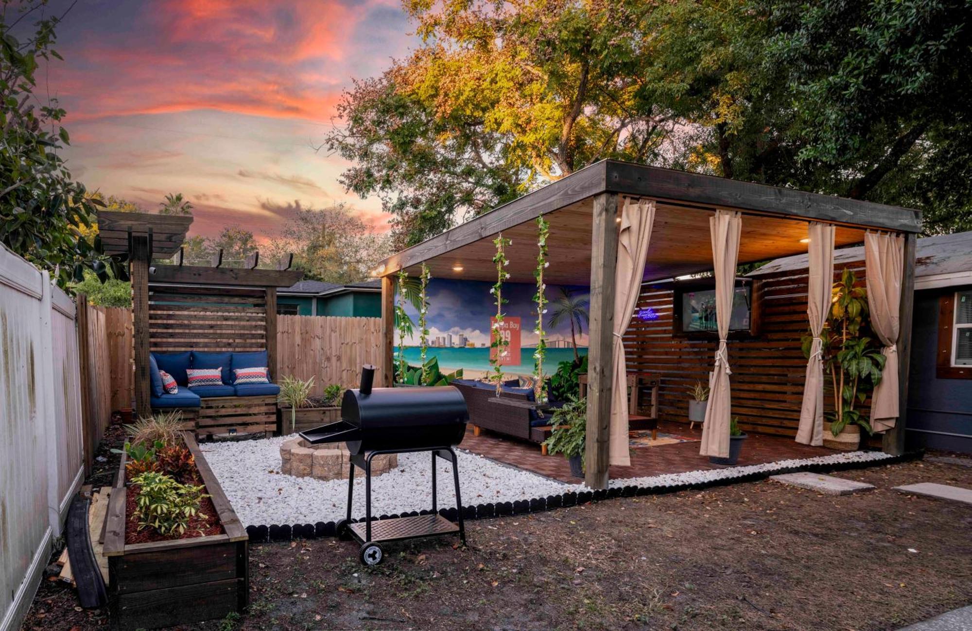 Luxury 5-Br House, Tampa Downtown With Cottage Exterior foto